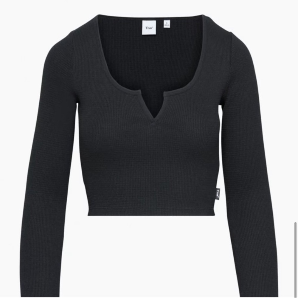 TNA wafflex scoopneck longsleeve notch longsleeve